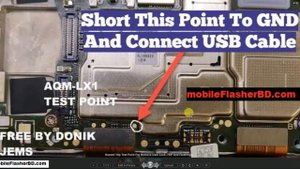 Huawei Y8p EDL Test Point For Remove User Lock, FRP And Flashing by GSM Free Equipment
