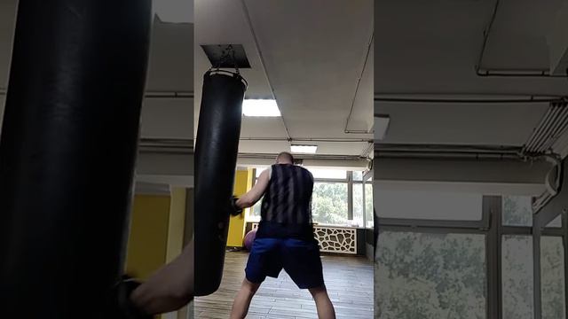 Тайский бокс. Муай тай. Фитнес. Отработка ударов на боксерском мешке. 27 июня. Утро. Часть 3 смотреть онлайн