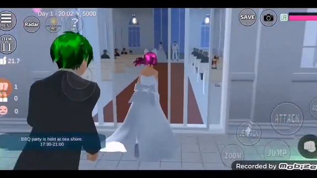 Как сыграть свадьбу в Sakura School Simulator