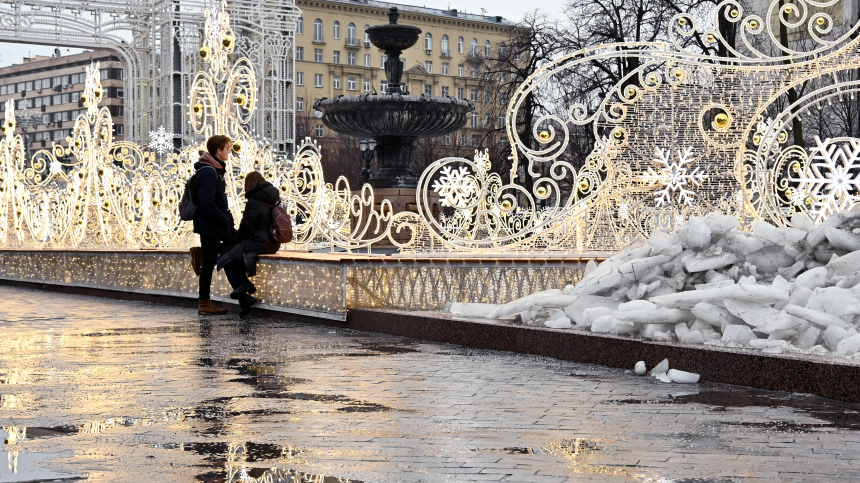 Погоду лихорадит: в Москву придет оттепель на смену снегопадам