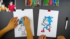 Как нарисовать СОНИКА EXE - рисуем с Ромой