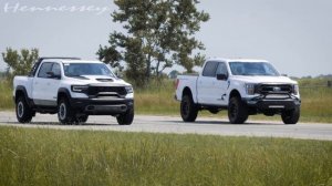 HENNESSEY VENOM 775 F-150 vs RAM TRX RACE!