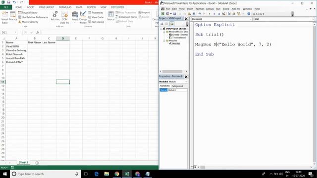 16. Excel VBA: String Function with Example смотреть онлайн