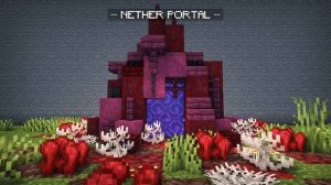 Minecraft | Nether portal design Ideas!