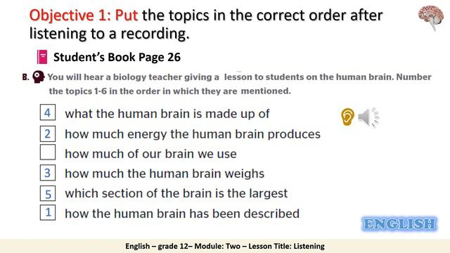 Grade 12 Science English Listening 2a SB 26 смотреть онлайн