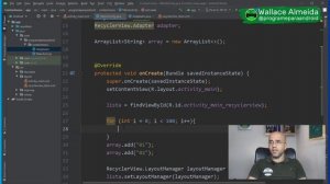 Android Studio | Adicione ítens automaticamente em um ArrayList | Java