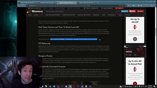 New Diablo 4 Endgame Update - Discussing Paragon, Respeccing, PvP, & More смотреть онлайн