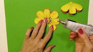 Супер-Красиво 3Д Открытка С Цветами / DIY 3D Flower Pop Up:всплывающие-цветы с бумаги