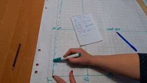 Чертеж основы прямой юбки для фигуры с узкой талией и широкими бедрами.mp4