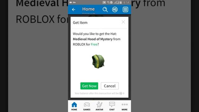 [Easy]How to get the Medieval Hood of Mystery  in ROBLOX