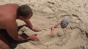 Русалочка из песка пляж Thalassa Sousse 2017