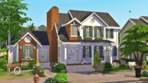ПРЕКРАСНЫЙ СЕМЕЙНЫЙ ДОМ |THE SIMS 4  Строительство | Mulena Sims 4