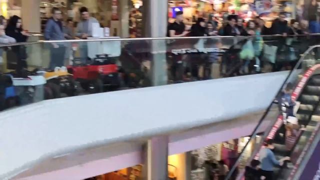 Туляки исполнили "Смуглянку" в торговом центре