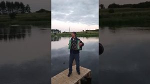 Максим Никулин. Старенькая церквушка на берегу реки. Красивая меча 14.08.2020