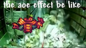 Terraria Chicken Cannon be like: