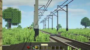 РАБОТАЮ ДЕЖУРНЫМ ПО ПЕРЕЕЗДУ В МАЙНКРАФТ! СР3 И ЭР200!