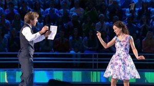 Ирина Медведева и Повилас Ванагас. "Moon River". Фрагмент выпуска от 04.11.2013