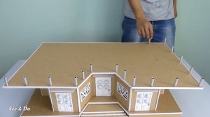 Как сделать красивый дом из картона  - Дом мечты # 11