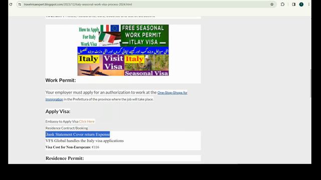 Italy Seasonal Work Visa Process 2024 | Schengen Visa #schengenvisa #europevisa #italyvisa