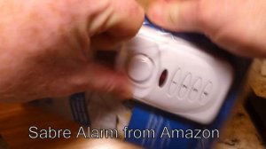 Sabre Home Series 120 dB intruder alarm unboxing