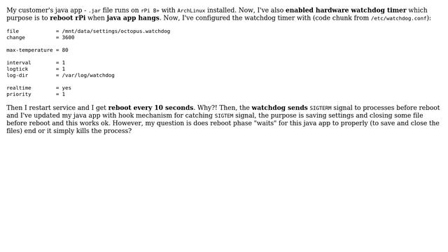 Raspberry Pi: rPi B+ Arch Linux running Java application смотреть онлайн