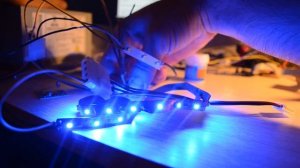 Двухканальный плавный розжиг светодиодов