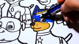 Super Pups Paw Patrol Coloring Pages | How to Draw All Paw Patrol Super Pups for Kids | Paw Patrol