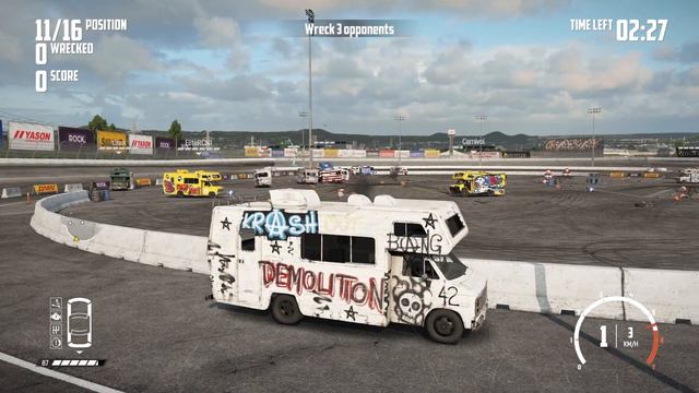 Wreckfest Proper Demolition 3 2nd Place Victory Challenge Complete