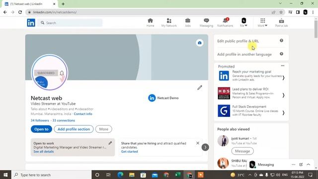 How to Get Linkedin Profile Link for Resume смотреть онлайн