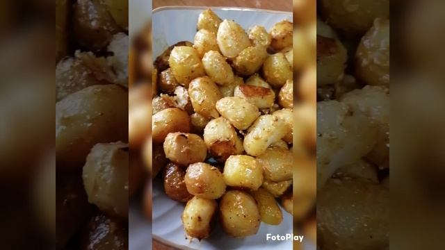 Блюдо из мелкого картофеля (в простонародье "горох")