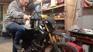 минск x250. Запуск после чистки и настройки карбюратора