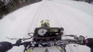 Suzuki 1000cc GSX-R Winter Spikes 185kmh