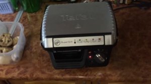 Обзор электрогриль Tefal GC450b32.Овощи в маринаде