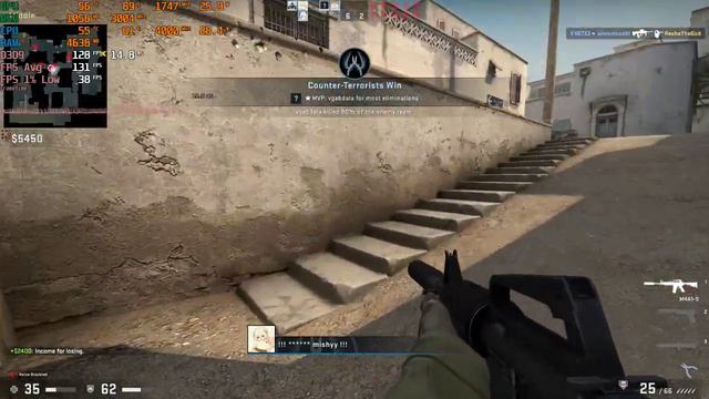 CS:GO on GT 1030 + i3 9100F смотреть онлайн