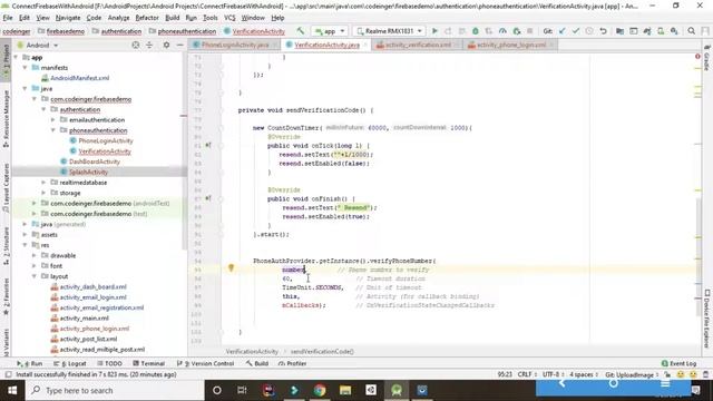 Phone authentication firebase android in hindi (2020)