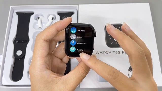 T55 pro max Sports suit set Smart watch & Earpods смотреть онлайн