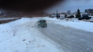 Toyota Yaris - Первый этап Road Professionals winter'15 (Slow motion)