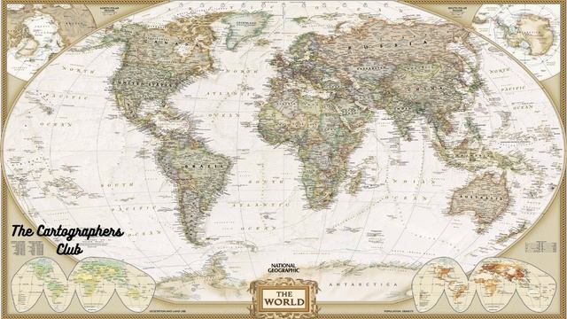 Maps and Music - World Map - Bossa Nova Piano - Relaxing Cartography Ambience смотреть онлайн