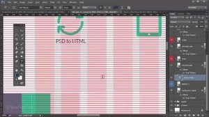 Adobe Photoshop PSD to CSS/HTML - Website Layout design & coding (Part 2)