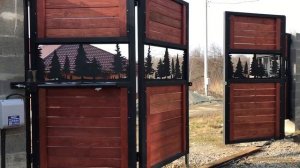 Ворота книга. Автоматика Кроно.