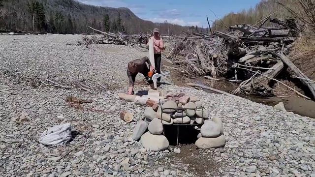 Рыболовный сплав по горной реке Кур. Хабаровский край. Рыбалка на хариуса, ленка, тайменя. часть 2.