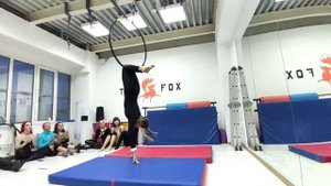 Воздушная гимнастика | Воздушная акробатика | Воздушное кольцо для начинающих