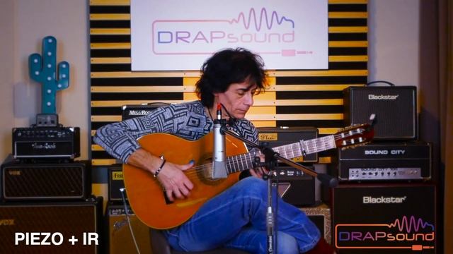 "Piezo with IR correction" vs "Mic condenser" ROBERTO VALLE plays "Flamenco" with Takamine CP-132SC смотреть онлайн