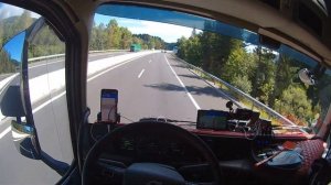 POV Truck Driving VOLVO FH | BREATHTAKING views of Austria's tunnels | 4k