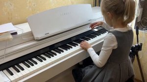 «Ой лопнул обруч» Украинская Народная Песня Фортепиано Пианино 1 класс Детской Музыкальной Школы ДМ