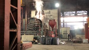 Электродуговая сталеплавильная печь
