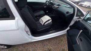 Where is the VIN number of my Ford Fiesta VII ( 2008 – 2017 ) - VIN Number Sticker Location