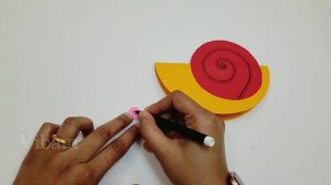 How to make Rocking Paper Snail | Paper Crafts for Kids | DIY Paper Craft