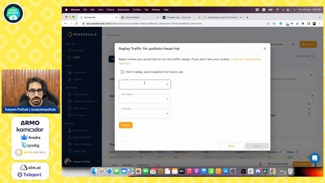 Production to staging traffic replay using Speedscale смотреть онлайн