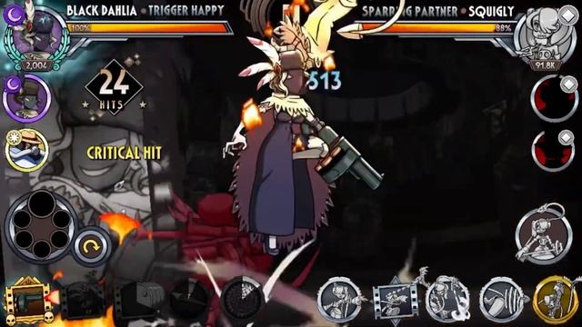Skullgirls Beginner Black Dahlia Combo's смотреть онлайн
